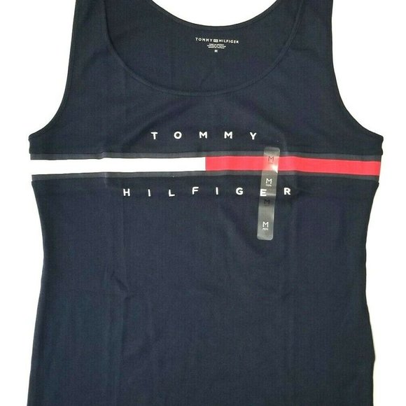 Tommy Hilfiger Women's Tank Top Sleeveless Flag - Picture 2 of 5